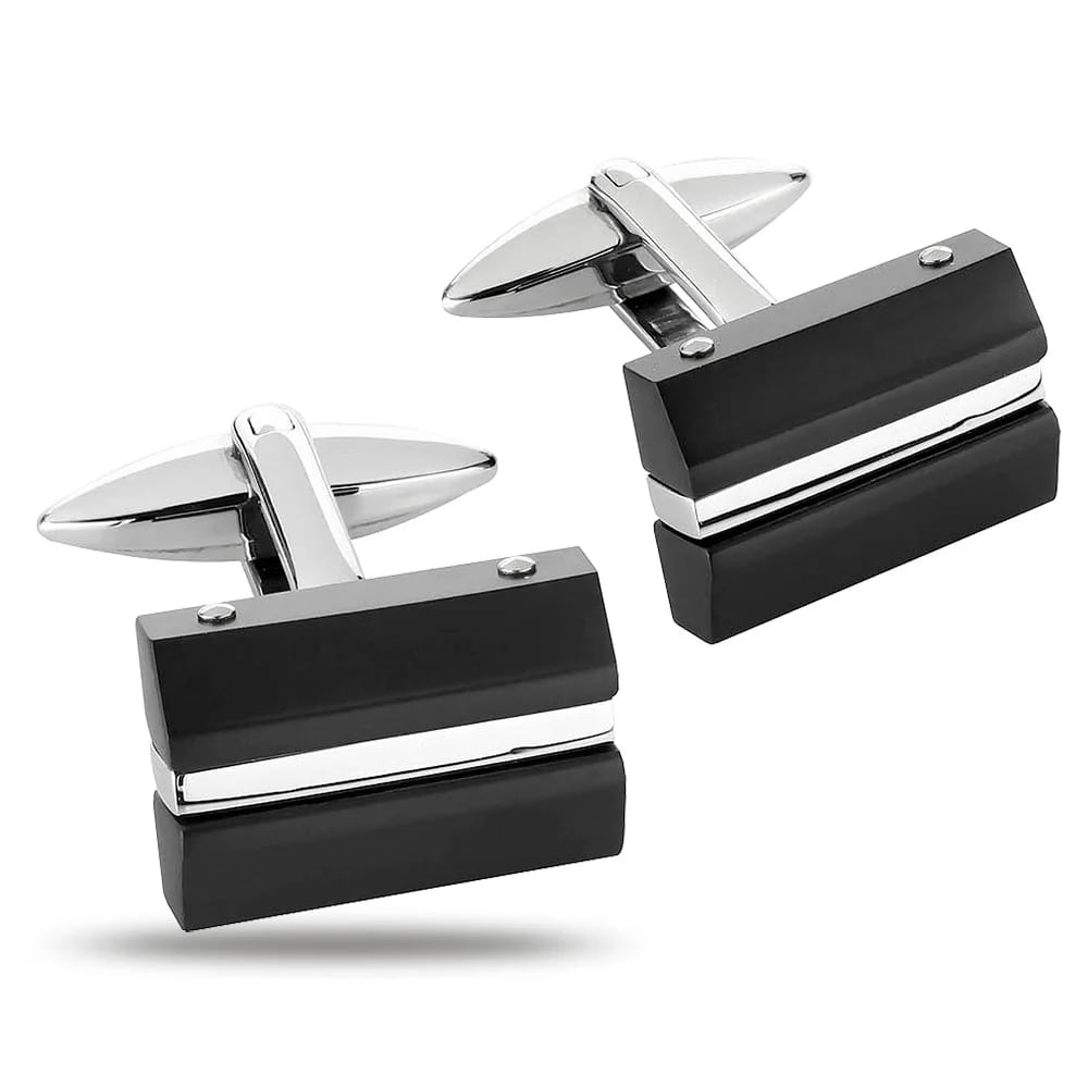 Mustat kalvosinnapit teräs SSC-3022