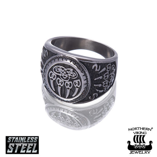 Northern Viking Jewelry Karhun Käpälä sormus