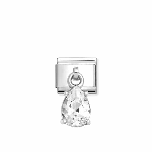 Nomination Classic Charms Pear Cut Zirkonia