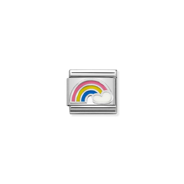 Nomination Classic Silvershine Rainbow