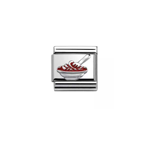 Nomination Classic Silvershine Spagettilautanen