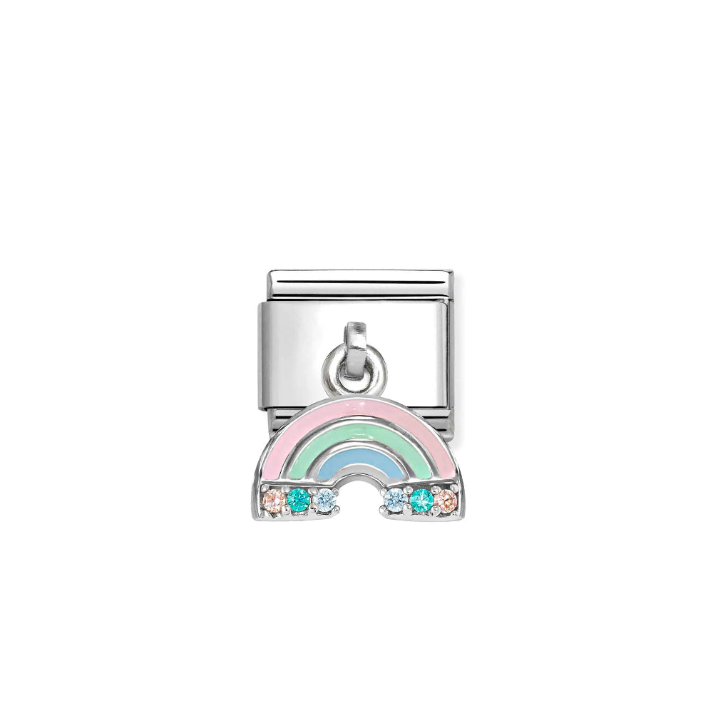 Nomination-pala Classic Silvershine Charm Sateenkaari 331815/17