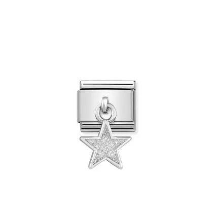 Nomination Classic Silvershine Charm Glitter Tähti