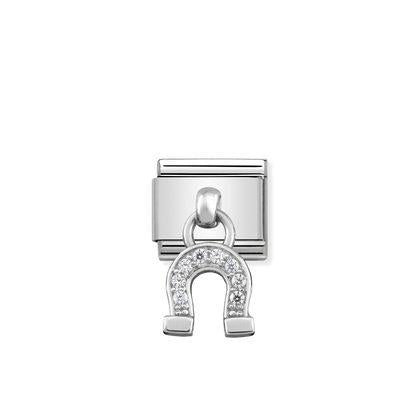 Nomination Classic Silvershine Charm Hevosenkenkä