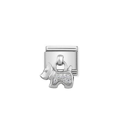 Nomination Classic Silvershine Charm Koira