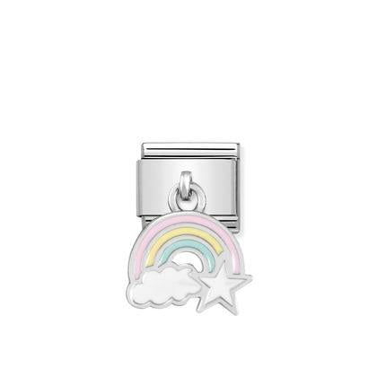 Nomination Classic Silvershine Charm Sateenkaari