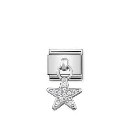 Nomination Classic Silvershine Charm Tähti