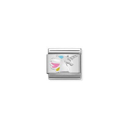 Nomination Classic Silvershine Unicorn