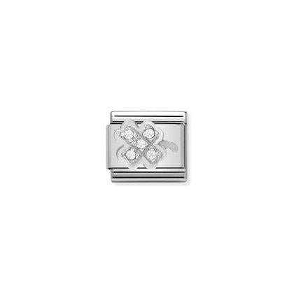 Nomination Classic Silvershine Zirkonia Neliapila