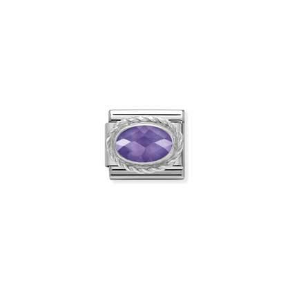 Nomination Classic Silvershine Zirkonia Violetti
