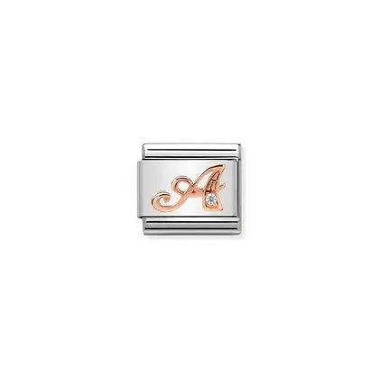 Nomination Classic Rose Gold Aakkoset 430310 Nomination