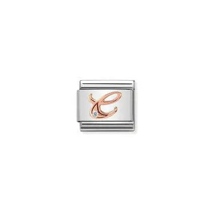 Nomination Classic Rose Gold Aakkoset 430310 Nomination