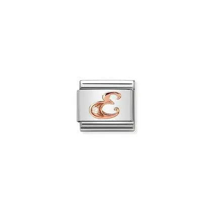 Nomination Classic Rose Gold Aakkoset 430310 Nomination