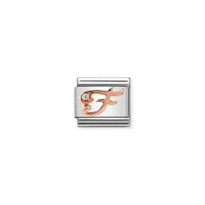 Nomination Classic Rose Gold Aakkoset 430310 Nomination