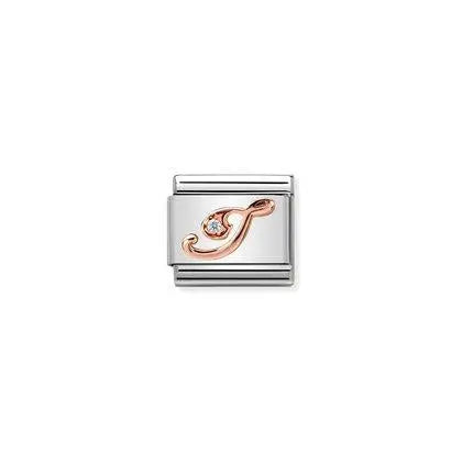 Nomination Classic Rose Gold Aakkoset 430310 Nomination