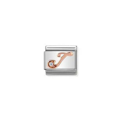 Nomination Classic Rose Gold Aakkoset 430310 Nomination