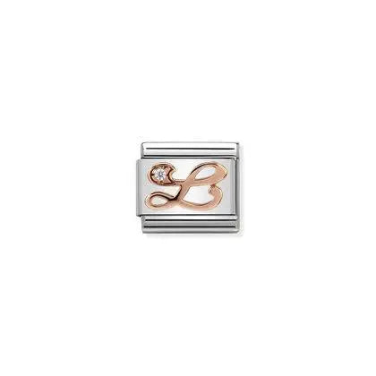 Nomination Classic Rose Gold Aakkoset 430310 Nomination