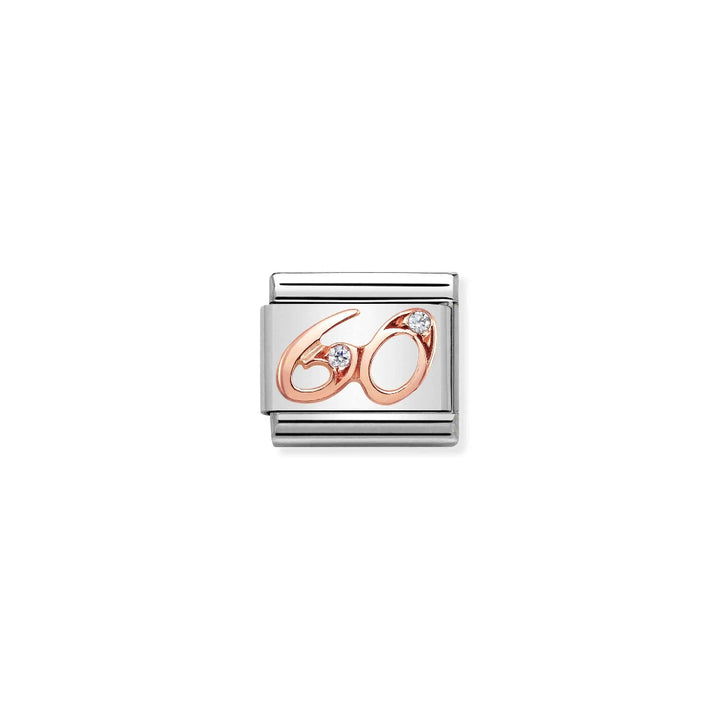 Nomination Classic Rose Gold Numbers 60
