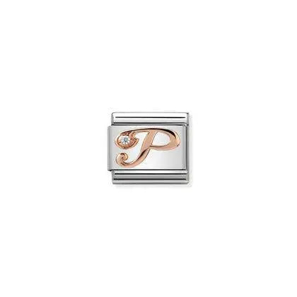 Nomination Classic Rose Gold Aakkoset 430310 Nomination
