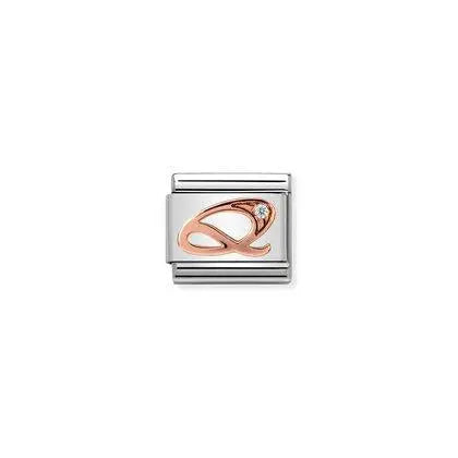 Nomination Classic Rose Gold Aakkoset 430310 Nomination