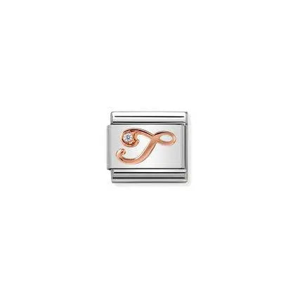 Nomination Classic Rose Gold Aakkoset 430310 Nomination