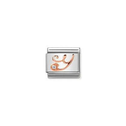 Nomination Classic Rose Gold Aakkoset 430310 Nomination