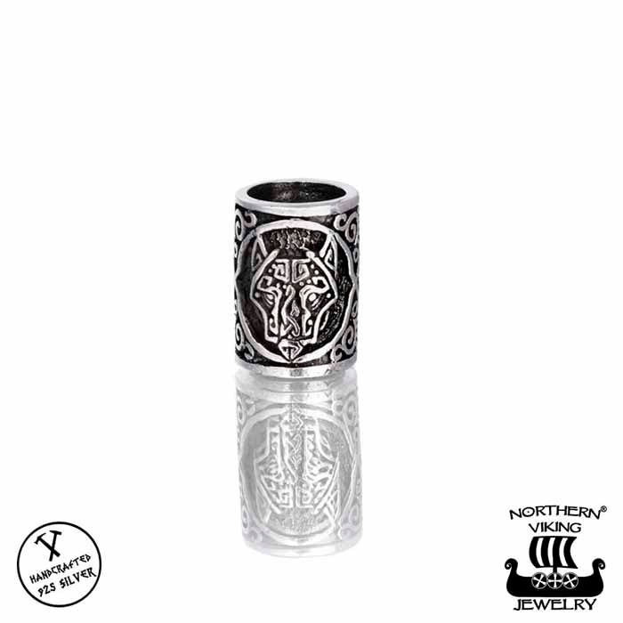 Northern Viking Jewelry Guardian Wolf