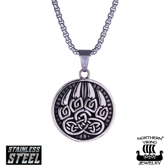 Northern Viking Jewelry Karhun Käpälä Kaulakoru NVJRS105