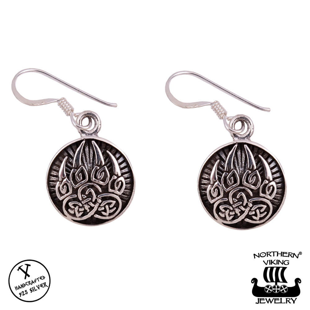 Northern Viking Jewelry Karhun Käpälä korvakorut NVJKK026
