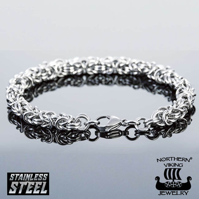 Northern Viking Jewelry Kingchain rannekoru NVJRA003