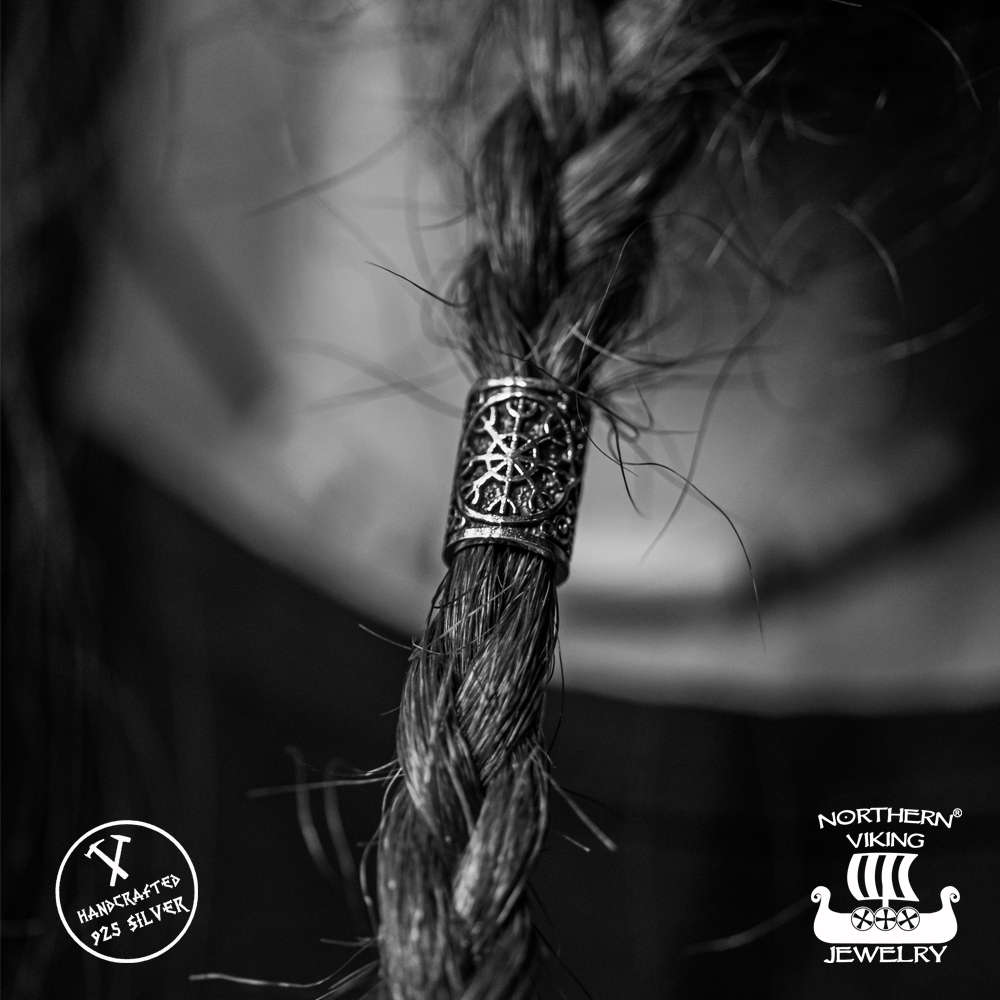 Northern Viking Jewelry Silver Helm Of Awe NVJHE015