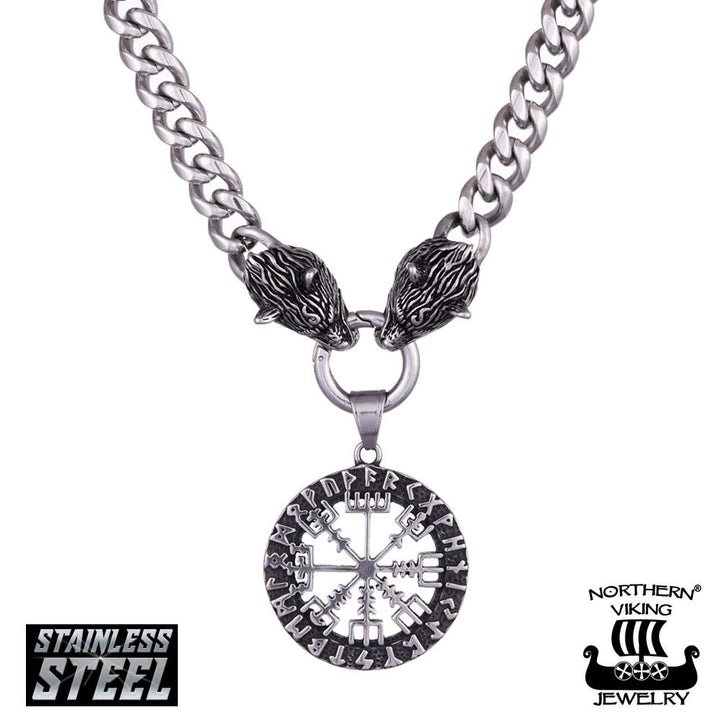 Northern Viking Jewelry Sudenpäillä + Vegvisir NVJRS121