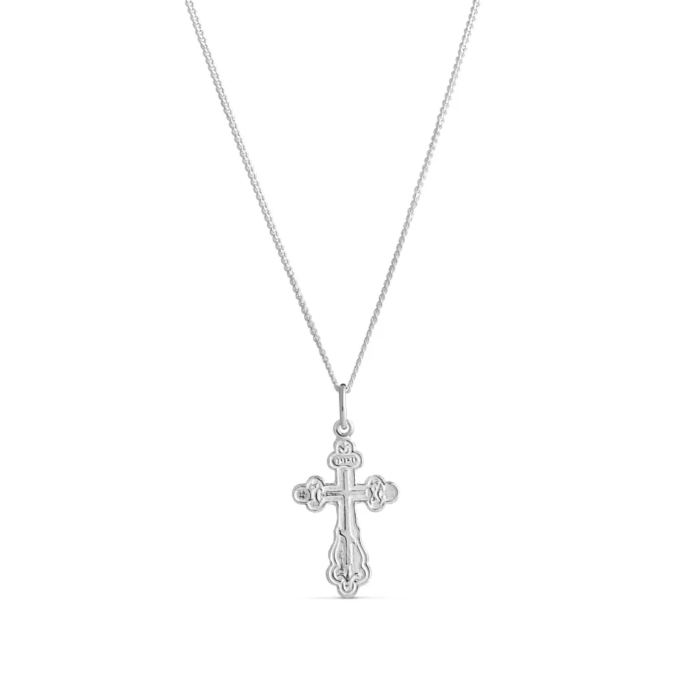 Hopeinen ortodoksiristi 3256770500 Top Gold
