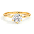 Beat of Love Tessa laboratoriotimanttisormus 1,00 ct keltakulta
