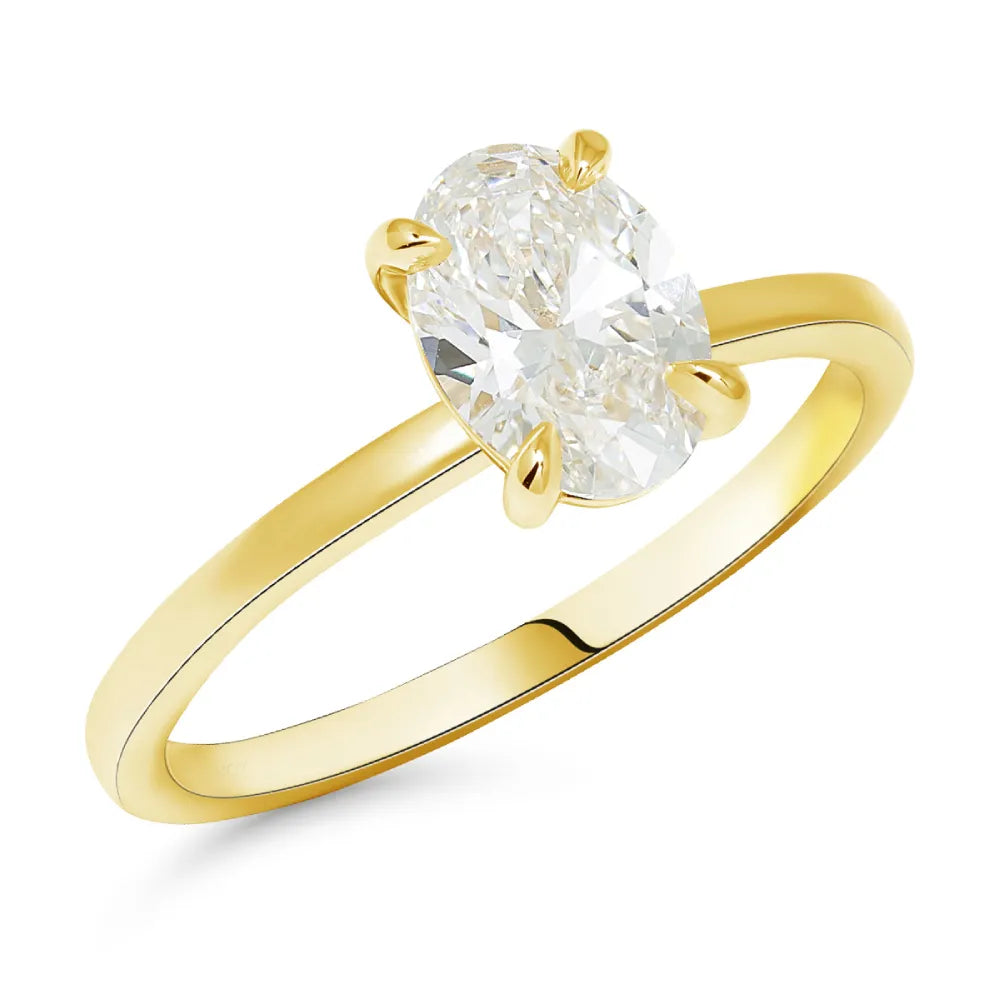 Beat of Love Aurora laboratoriotimanttisormus 1,00 ct keltakulta Beat Of Love