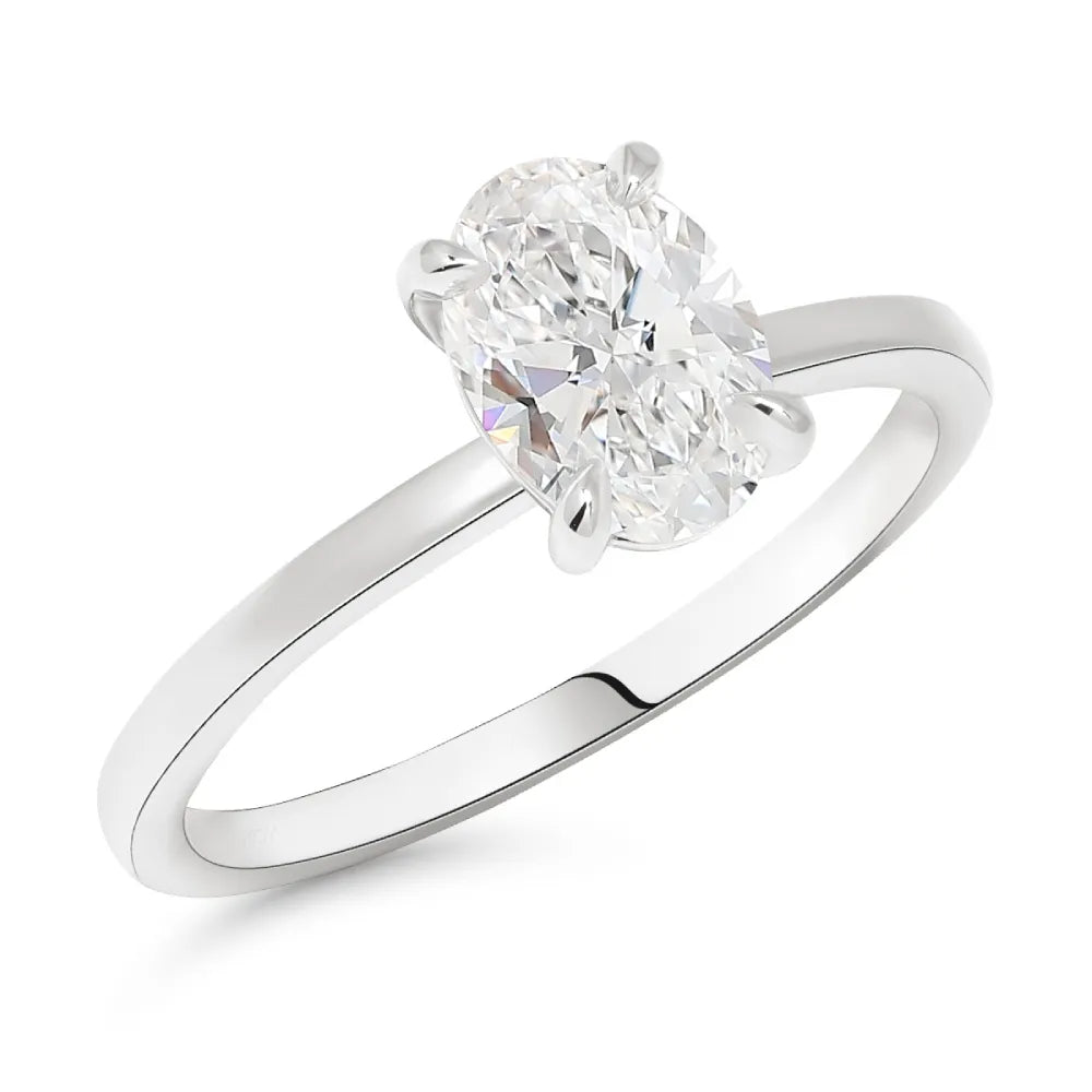 Beat of Love Aurora laboratoriotimanttisormus 1,00 ct valkokulta Beat Of Love