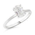 Beat of Love Aurora laboratoriotimanttisormus 1,00 ct valkokulta