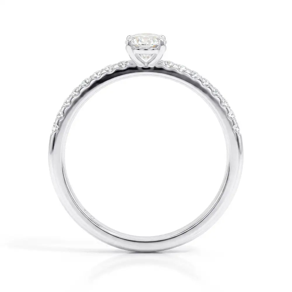 Beat of Love Anthea laboratoriotimanttisormus 0,40 ct valkokulta Beat Of Love