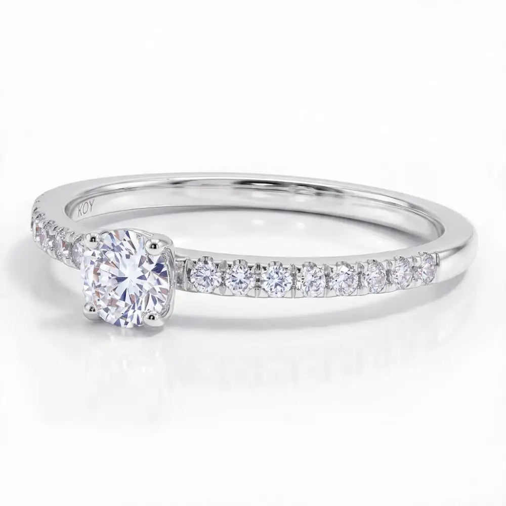 Beat of Love Anthea laboratoriotimanttisormus 0,40 ct valkokulta Beat Of Love