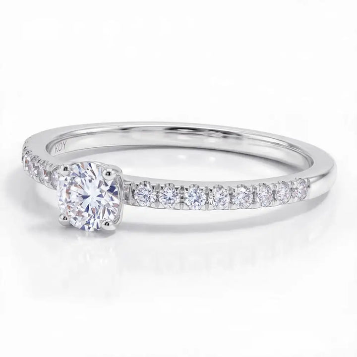 Beat of Love Anthea laboratoriotimanttisormus 0,40 ct valkokulta Beat Of Love