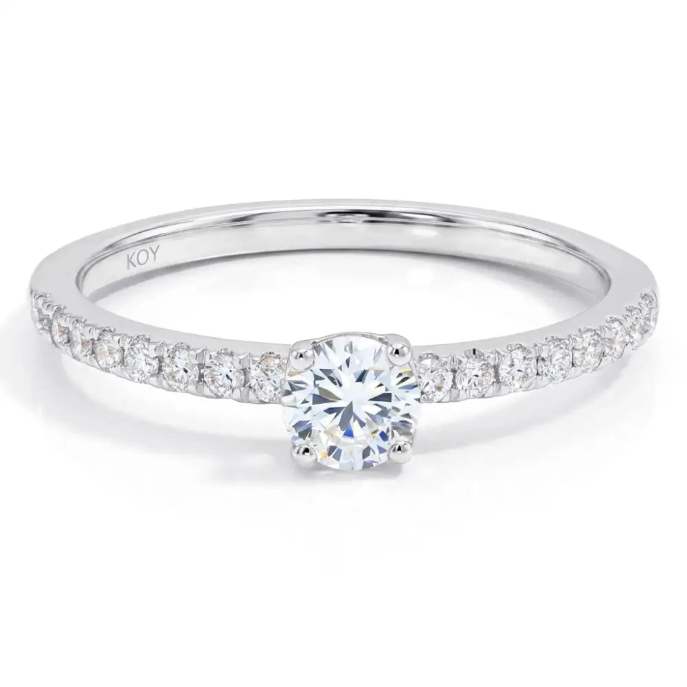 Beat of Love Anthea laboratoriotimanttisormus 0,40 ct valkokulta Beat Of Love