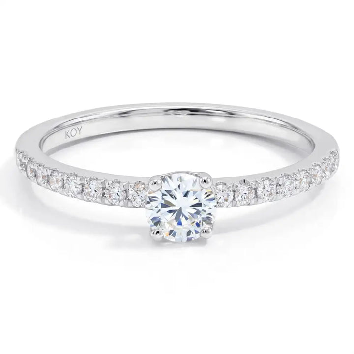 Beat of Love Anthea laboratoriotimanttisormus 0,40 ct valkokulta Beat Of Love
