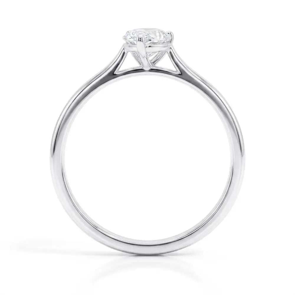 Beat of Love Sirena laboratoriotimanttisormus 0,50 ct valkokulta Beat Of Love