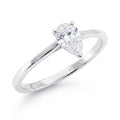 Beat of Love Sirena laboratoriotimanttisormus 0,50 ct valkokulta