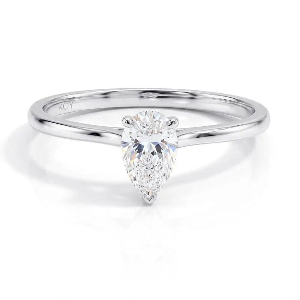 Beat of Love Sirena laboratoriotimanttisormus 0,50 ct valkokulta Beat Of Love