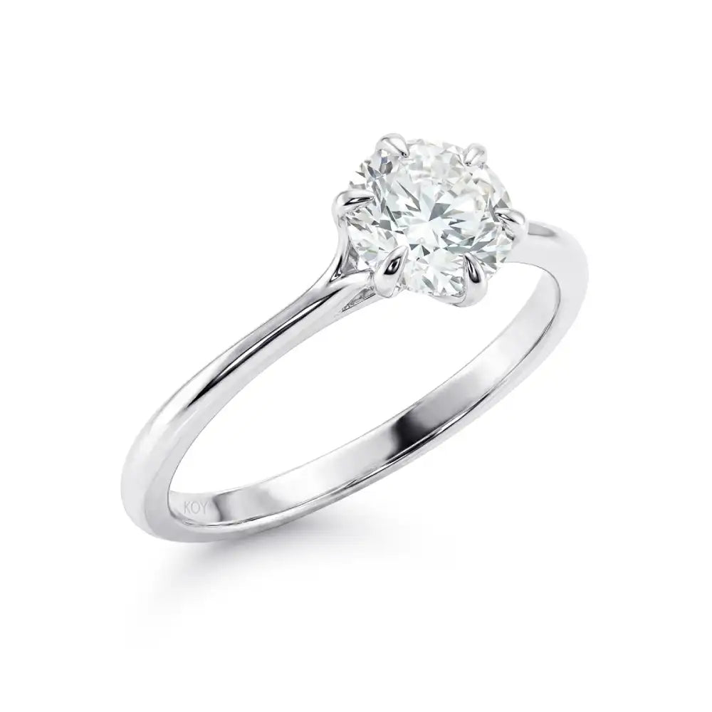 Beat of Love Cressida laboratoriotimanttisormus 1,00 ct valkokulta Beat Of Love