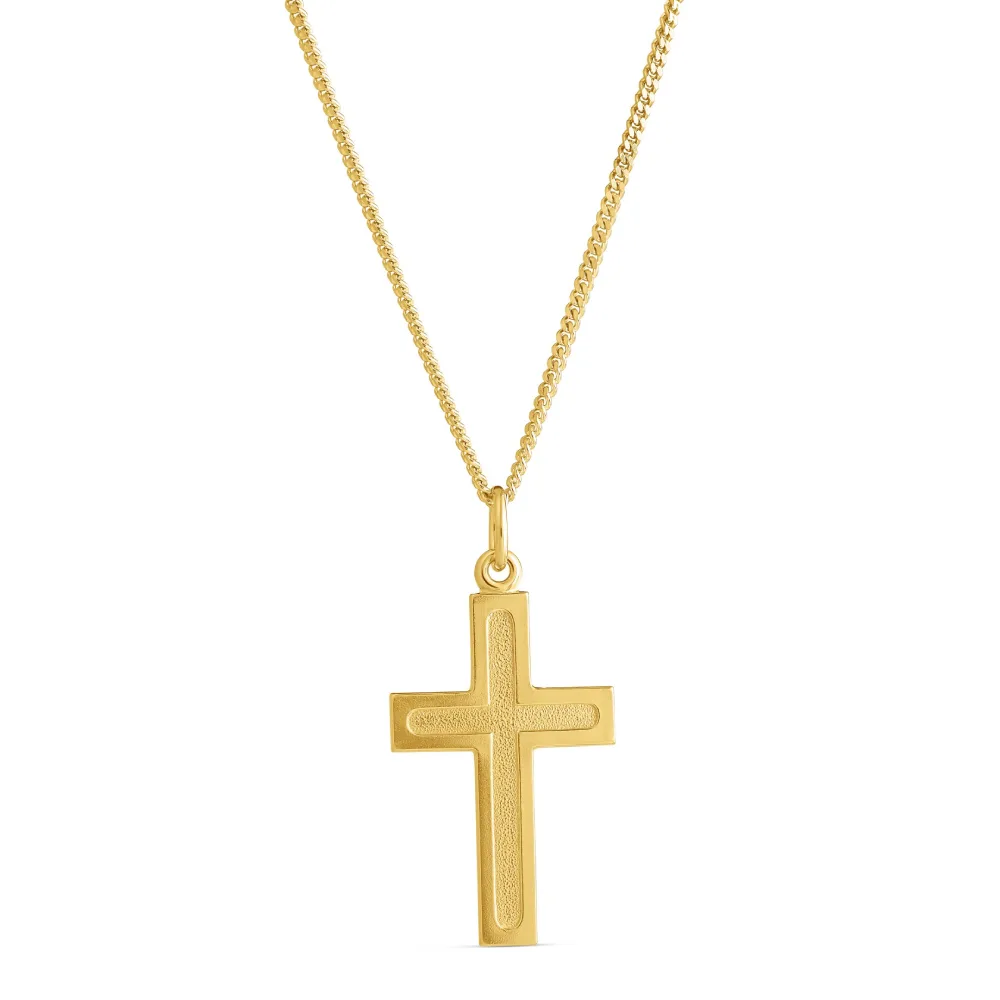Kullattu hopeinen rippiristi 5256781500 Top Gold