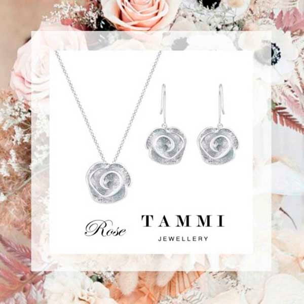 Tammi Jewellery Rose Ruusu riipus S3955-1