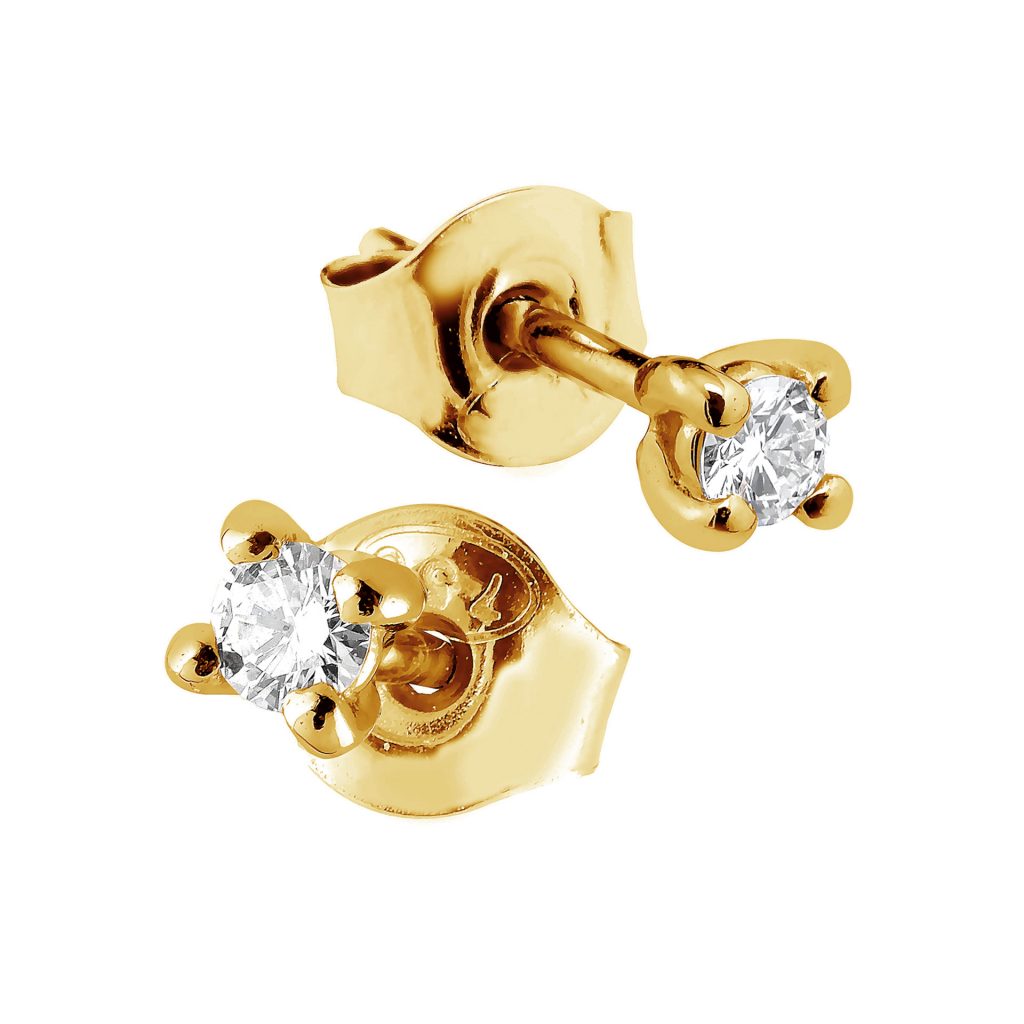 Sandberg Aamukaste Timanttikorvakorut V-325k 0,12 ct
