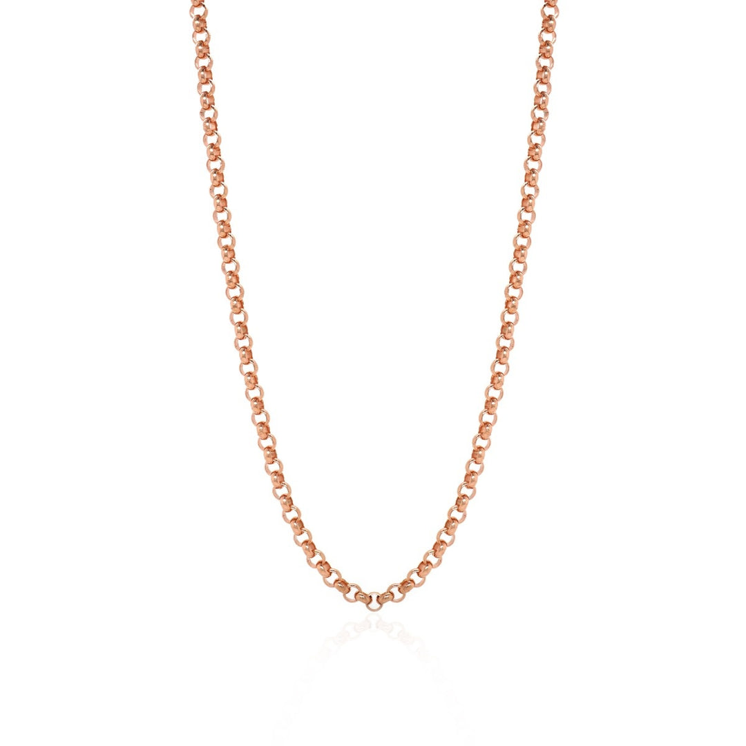 Marmara Sterling hopeinen punakullattu kaulaketju